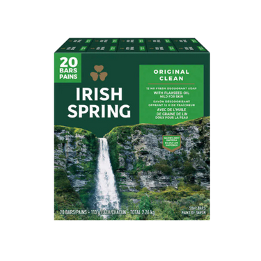 Image of Irish Spring Deodorant Soap 20-Pack - 20 x 113 Grams
